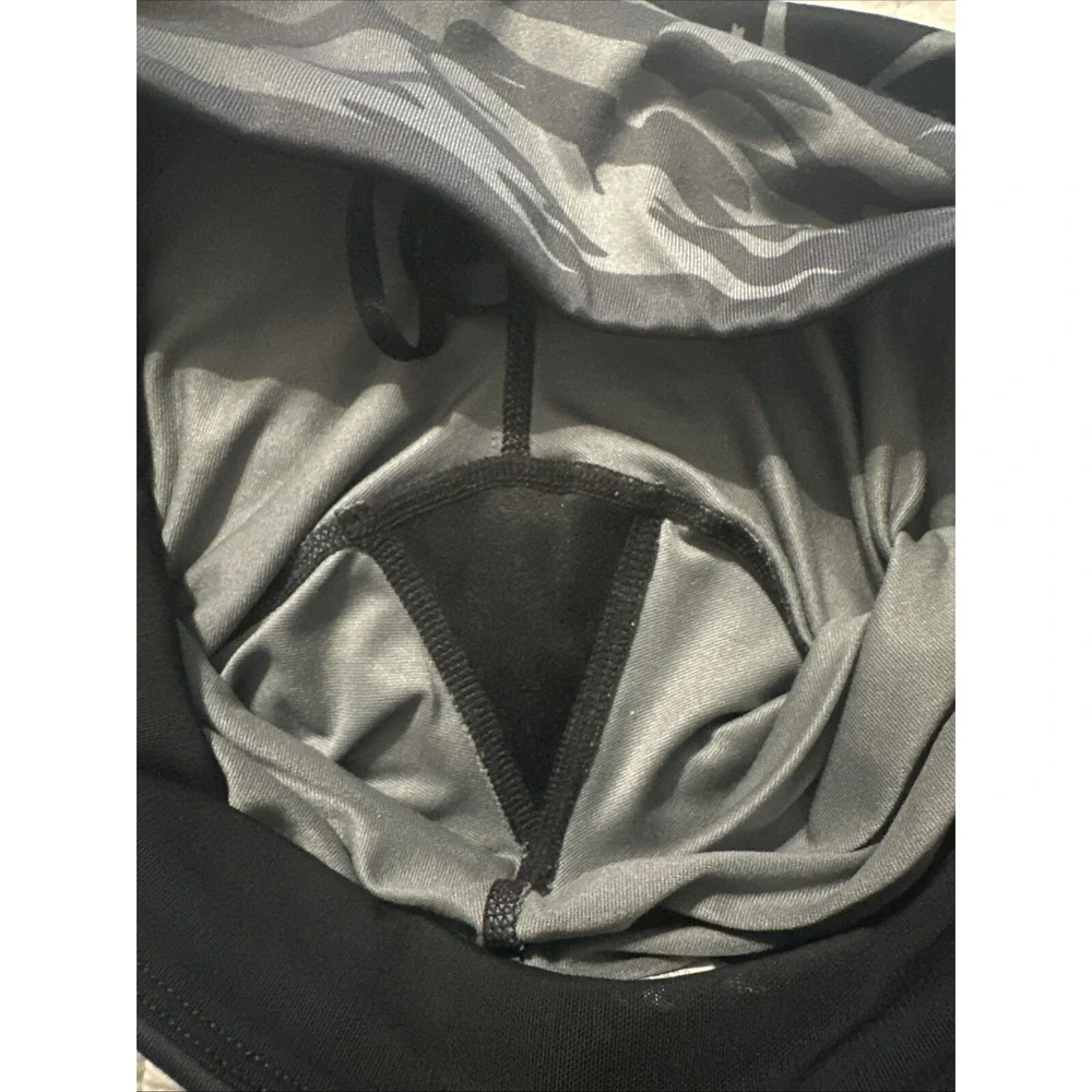 Nike‎ Dri-FIT Womens XS Grey Black Abstract Camo Striped Leggings 872812-065